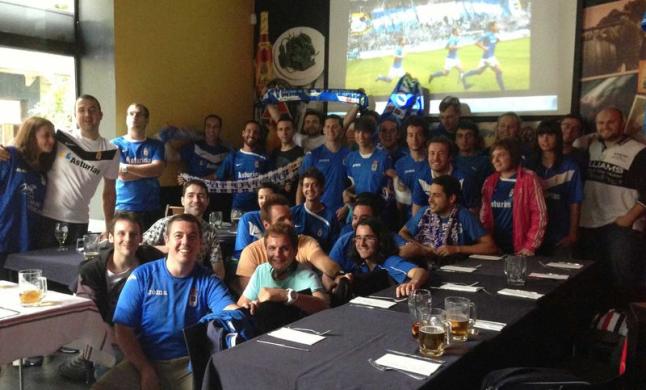 Primera quedada de la Peña en la fase de ascenso a 2ª, temporada 12/13